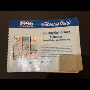 Used vintage 1996 Thomas Guide Map Book